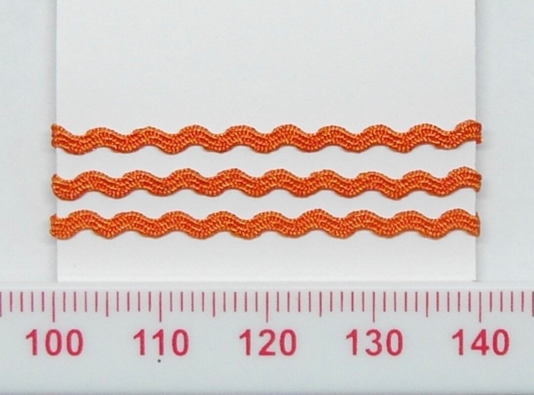 Tiny Ric-rac Braid - Orange - Etsy