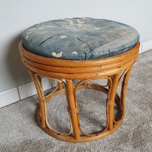 Bamboo 2024 ottoman stool