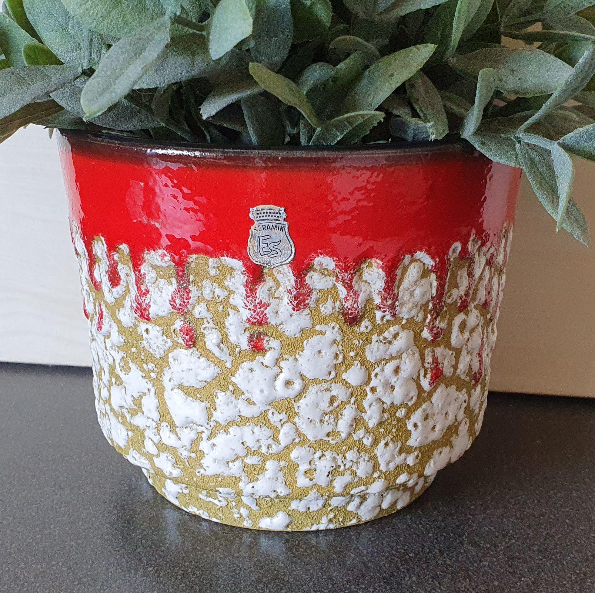 ※１点もの Fat Lava 植木鉢 Fohr Keramik 1960年代 1点もの Fat Lava 植木鉢 Fohr Keramik 1960年代 - メルカリ