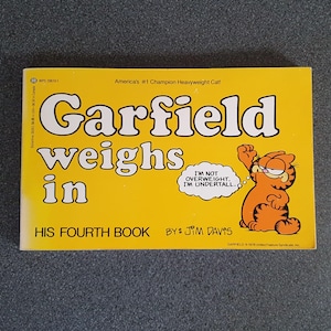 Garfield fourth book, 1982, Garfield weigs in - first edition, Ballantine Books USA