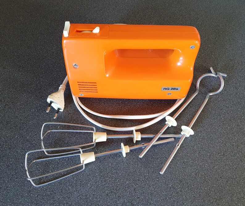 Vintage Orange Mixer 1970s Model RG 28s Made in the Former Etsy