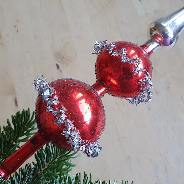 Tinsel Tree Topper Etsy