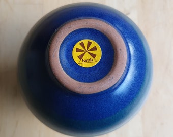 ヴィンテージ KMK 花瓶 (3)、手描き、70 年代ドイツ陶器 Kupfermühle
