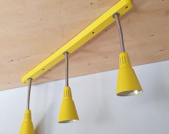 Vintage Yellow IKEA TERTIAL Desk Lamp, 1990s Swing Arm Work Light