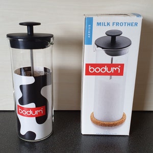 Bodum milk frother 1364, in original box, Danish design, made in Germany
