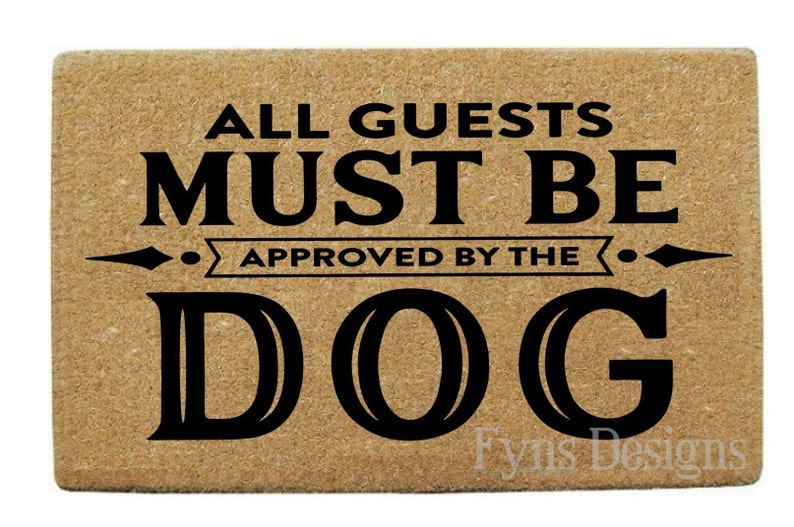 Custom Welcome Mat Dog Lovers Custom Doormatoutdoor Rugs Etsy