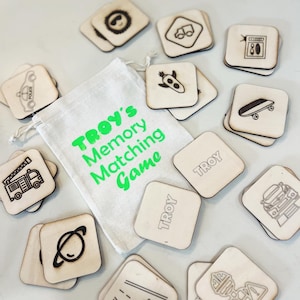 Memory Matching game. Memory games for kids. Customized games for kids. Kids memory game. Memory Matching. Wooden gifts for kids. Customized