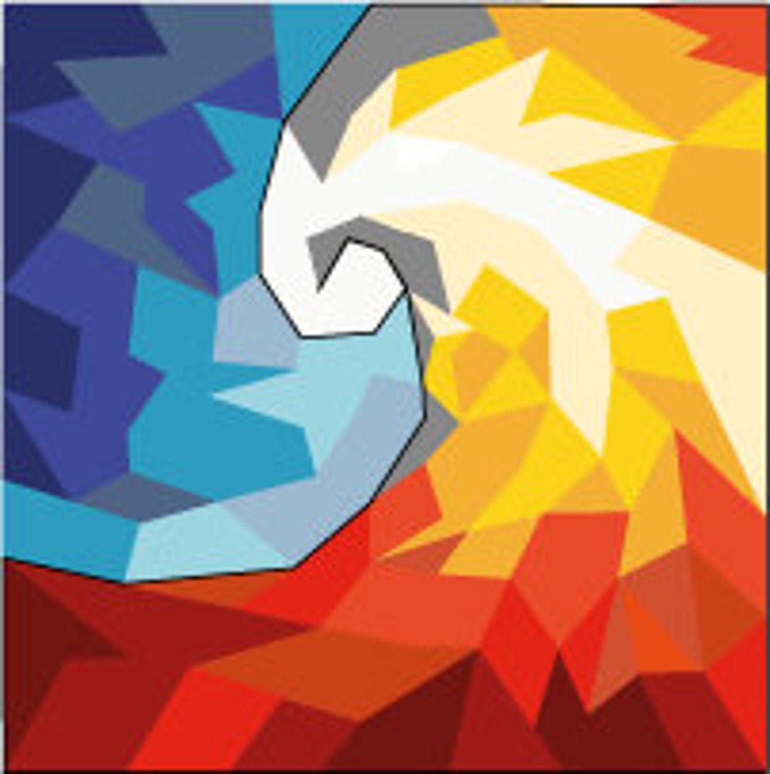 EPP Pattern 'they're Waving' PDF - Digital Download, Quilt Square ...