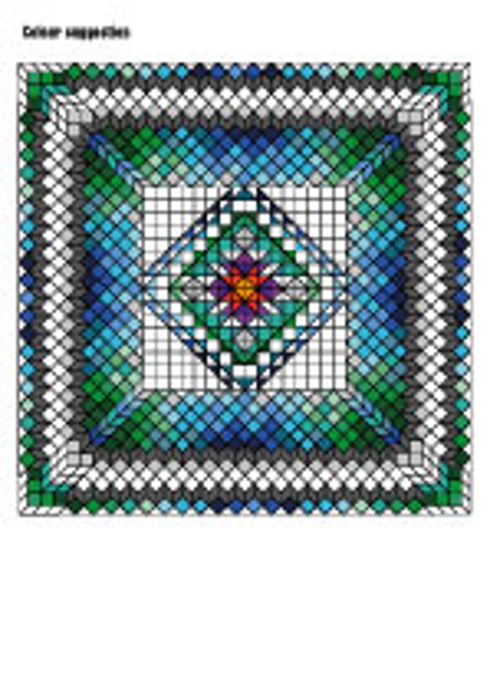 First Frost EPP Patchwork Pattern PDF Digital Download - Etsy