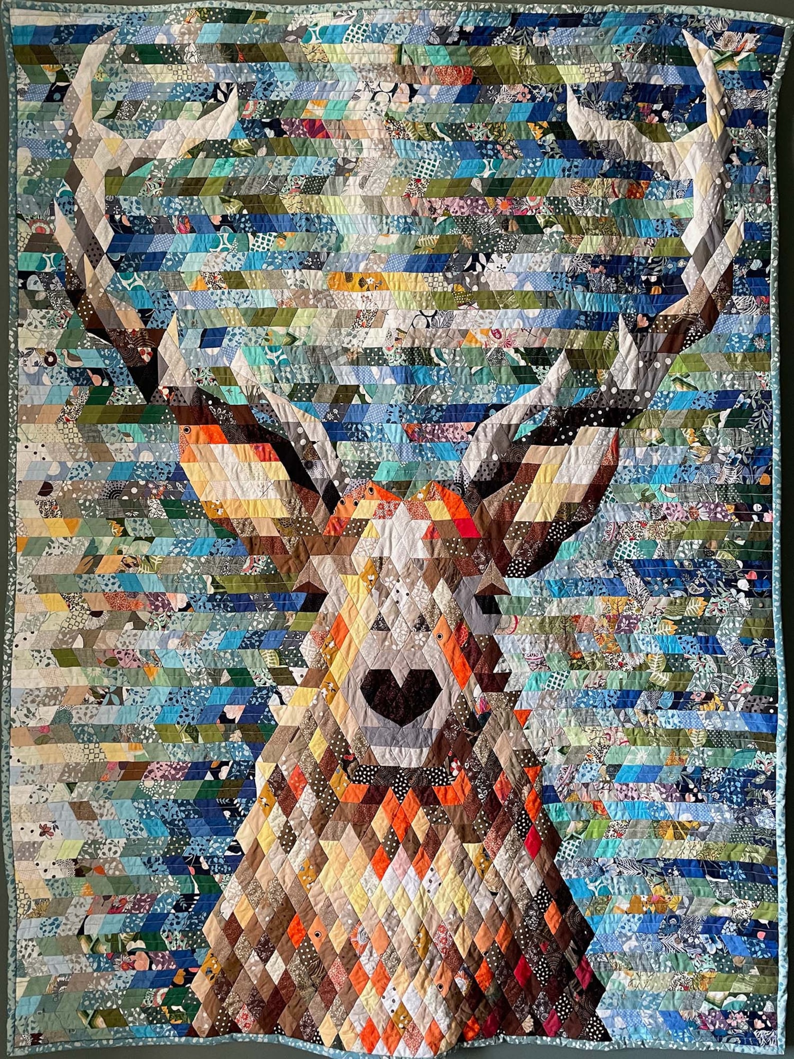 Staggy Mcstagface EPP Patchwork Pattern PDF - Digital Download - Etsy
