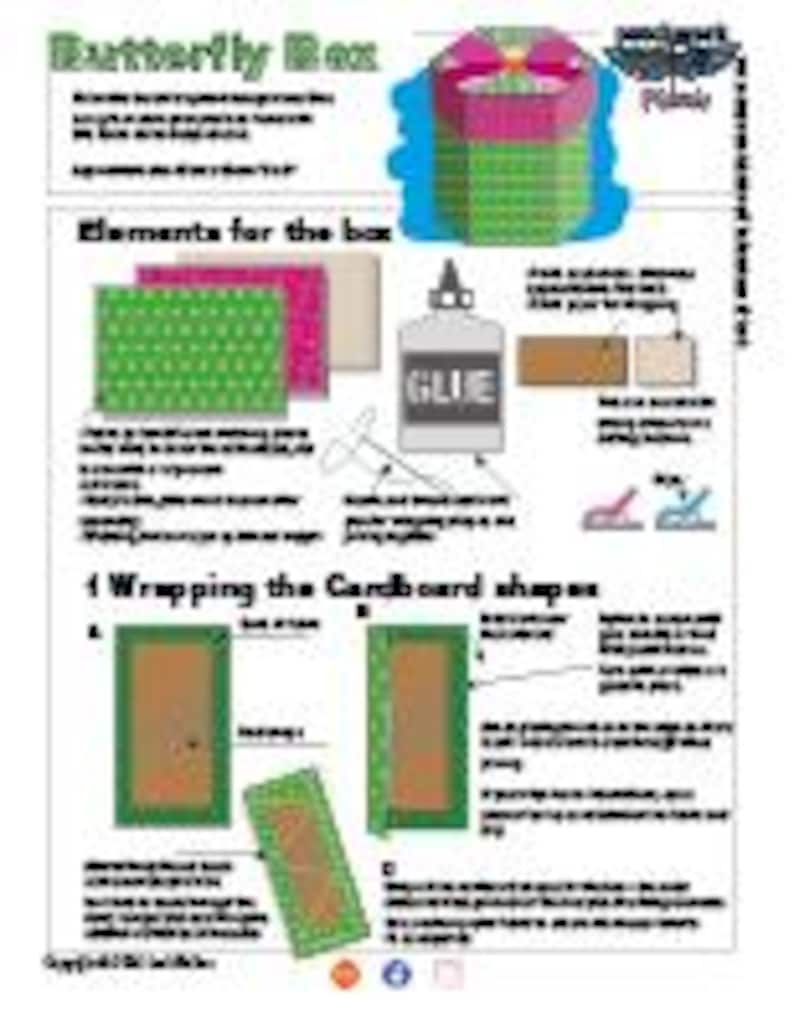 Butterfly Boxwood Pattern Quilted Butterfly Hexagon Box Pattern - PDF Download Svg Included. A4 ...