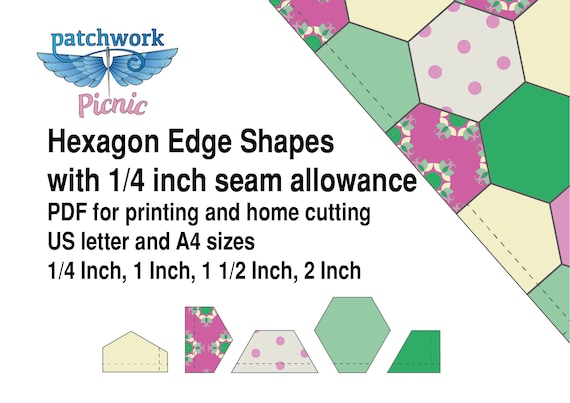 Hunt Acrylic Template - 1/8" Seam Allowance - The Craft Table