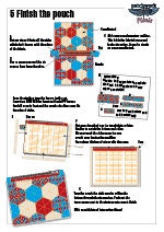 2 Quilted Hexagon EPP Pouch Patterns Beginners PDF Download - Etsy