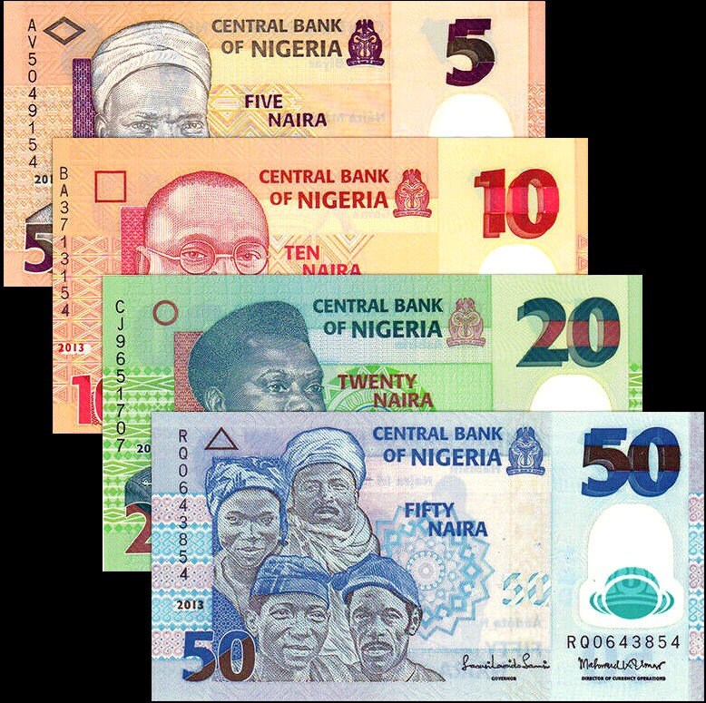 Bank Notes Of West Africa Francs Cfa Fron West And Central Africa Xof And Xaf And Nigerian Naira Stock Photo Alamy