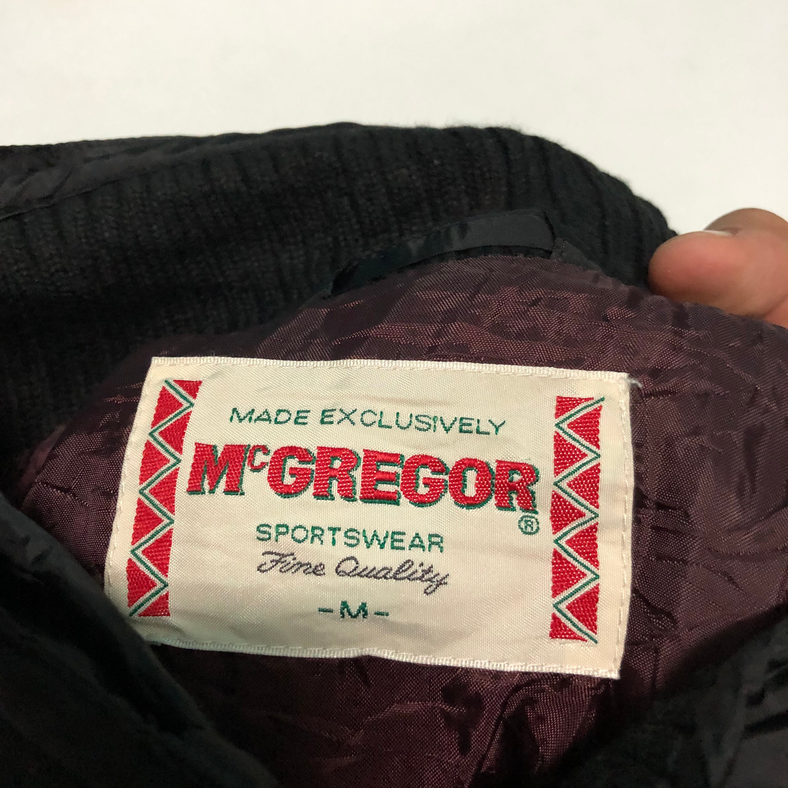 Rare MCGREGOR Sportwear Jacket With Medium Size Etsy