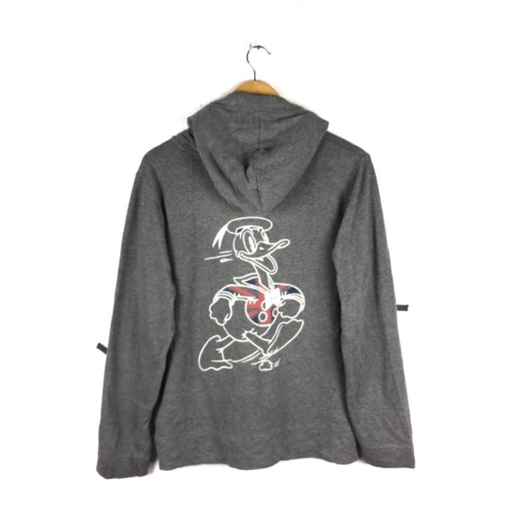 Vintage Disney/Grey Cotton Jumper/Donald Duck Swea