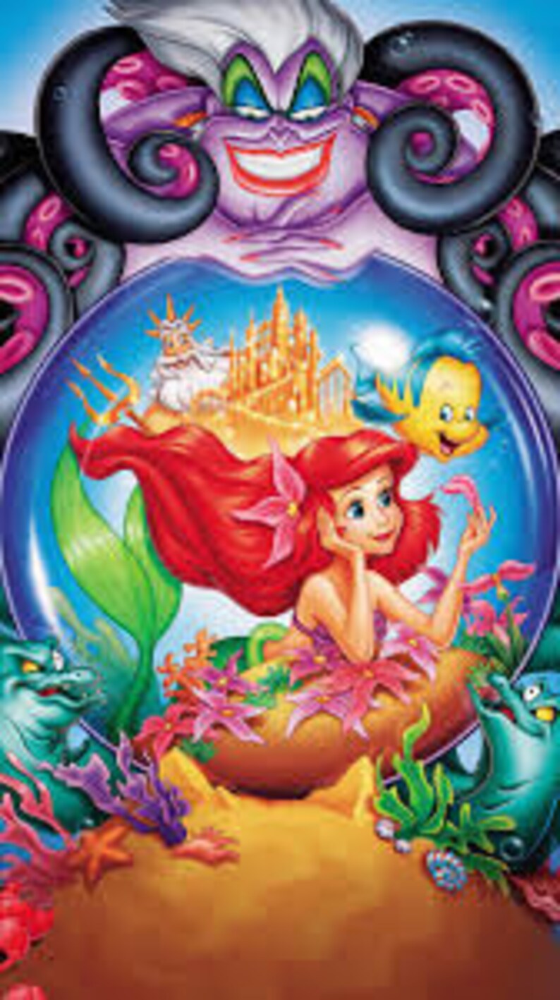 DISNEY LITTLE MERMAID cross stitch kit | Etsy