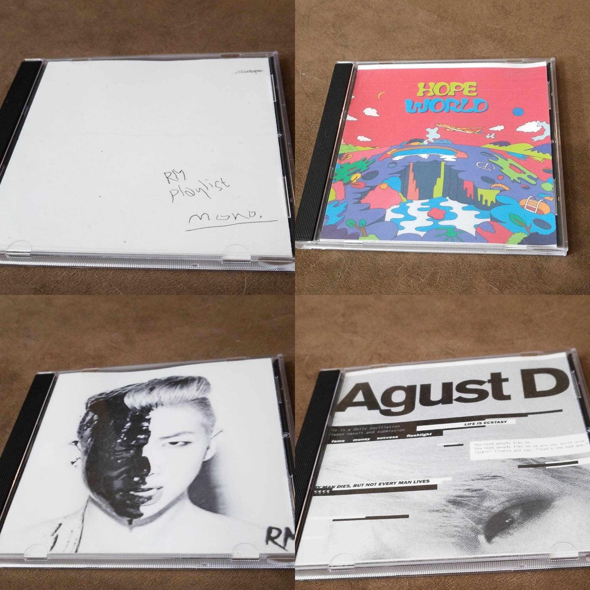 Agust D Rm Mixtape Mono Hope World Cd Etsy