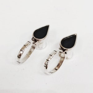 Knocker plugs, teardrop, handmade plugs, sterling silver plugs