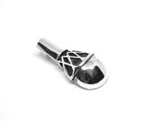 Perfume pendant, Essence pendant, Silver pendant, Souvenir pendant, Geometric pendant