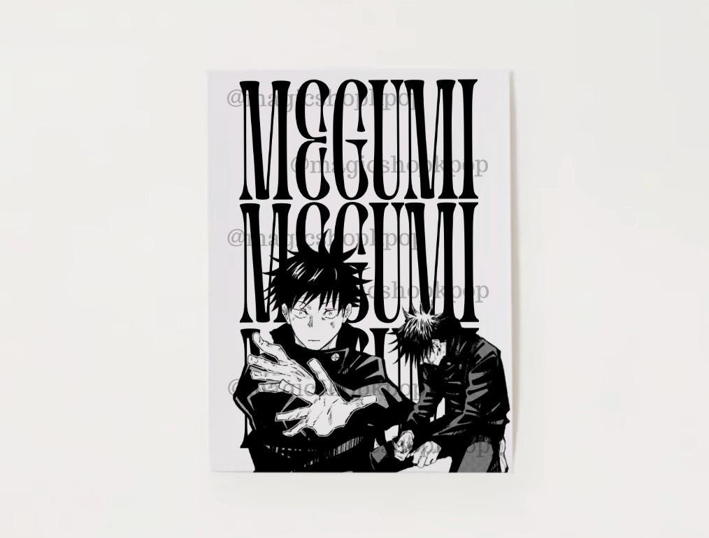 megumi.ページ Anime JJK Megumi Digital Print - Etsy