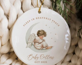 In Loving Memory Baby Boy Born Sleeping Heart Wooden Plaque Gift