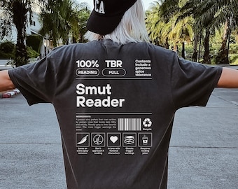 Smut Reader Shirt | Comfort Colors Tshirt | Dark Romance Reader | Romantasy Reader | Bookish Gift For Her | Book Lover Gift | Booktok Merch