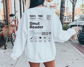 Smut Reader Sweatshirt | Dark Romance Reader | Romantasy Reader | Bookish Gift For Her | Book Lover Gift | Booktok Merch |Bookish Sweatshirt