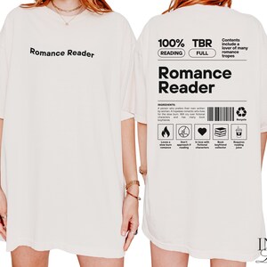 Romance Reader Shirt | Comfort Colors Tshirt | Dark Romance Reader | Romantasy Reader | Bookish Gift For Her | Book Lover Gift | Booktok image 6