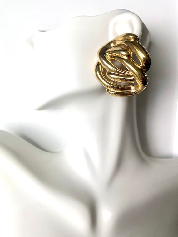 Bold clip on earrings by Givenchy Paris New York.… - image 2