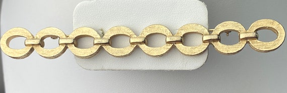 Sarah Cov. brooch gold chain bold brooch Sarah Co… - image 2