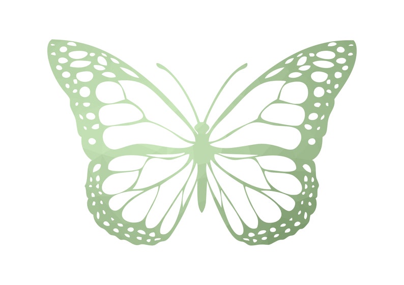 Butterfly Geometric Design in Many Colours Three Frame - Etsy