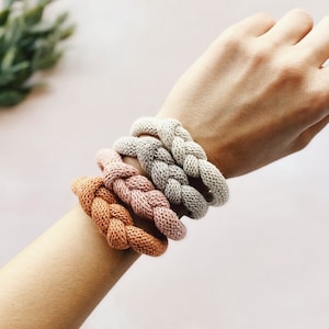 Macrame Jewelry Rope Knot Bracelet & Necklace Gift for Women Simple Bracelet Jewelry Gift for Her Eco Friendly Gifts image 1