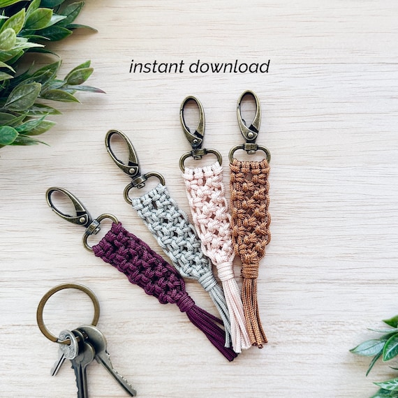 DIY Macrame Pattern | Morocco | Paracord Lattice Keychain