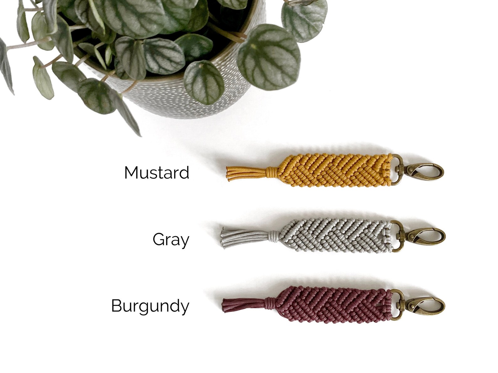 Large Braided Paracord Keychain Cute Keychain Macrame Bag Etsy