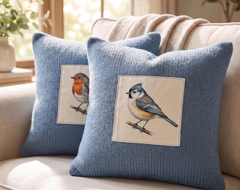 Knitted Pillow Case Pattern / Easy Knitted Pillows / Bulky Weight # 5 Yarn / ( PDF ) / Beginner Cushion / Knitting PATTERN # 3