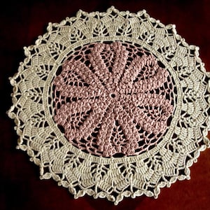Vintage Crochet PATTERN Doily Crochet Placemat PATTERN Crochet Table Mat Crochet Doily Crochet Table Center Vintage Pattern in PDF
