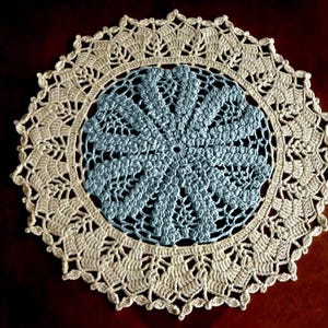 Vintage Crochet PATTERN Doily Crochet Placemat PATTERN Crochet Table Mat Crochet Doily Crochet Table Center Vintage Pattern in PDF
