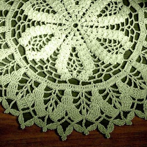Vintage Crochet PATTERN Doily Crochet Placemat PATTERN Crochet Table Mat Crochet Doily Crochet Table Center Vintage Pattern in PDF