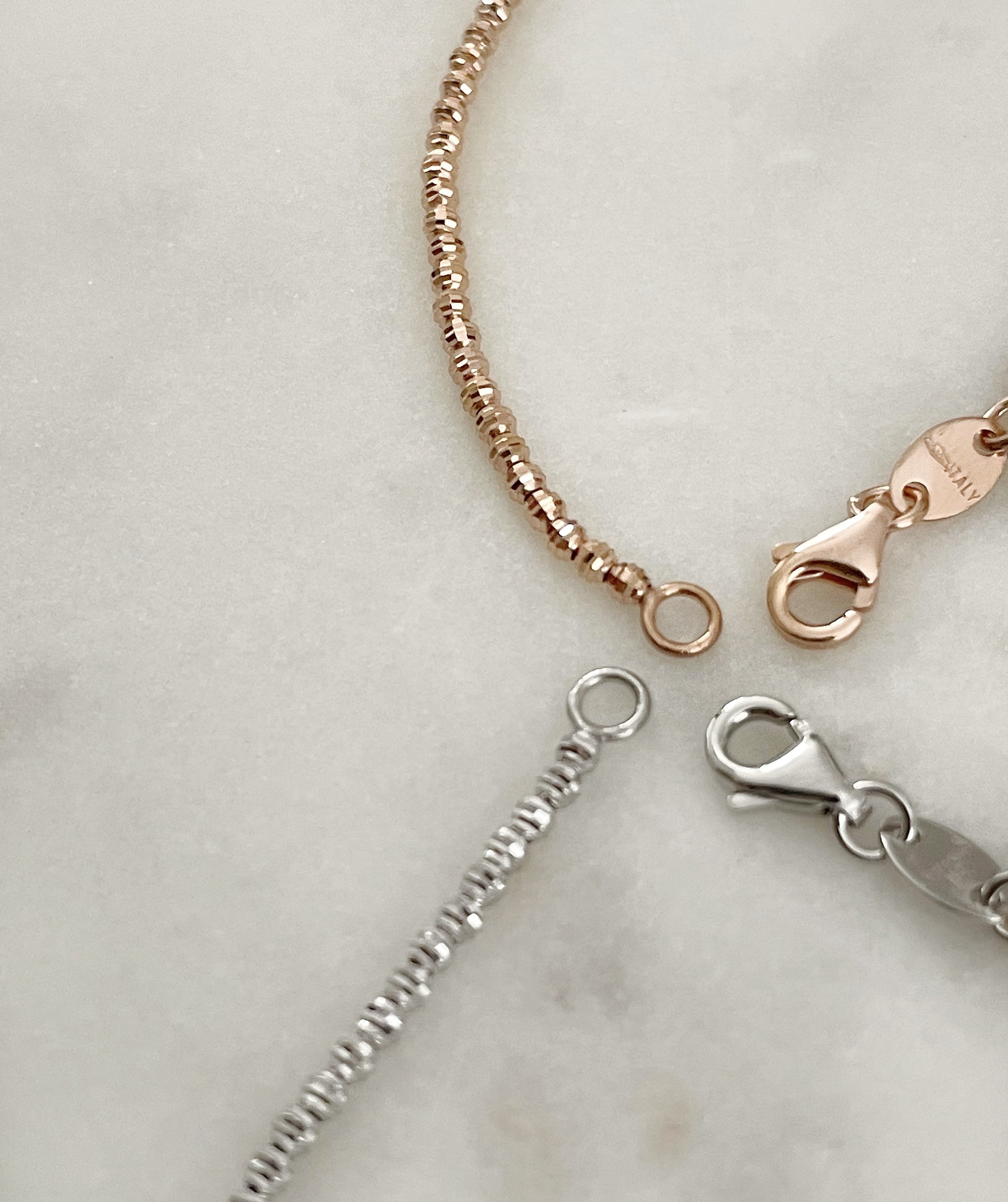 14K Gold Diamond Cut Bead Necklace & Bracelet Etsy