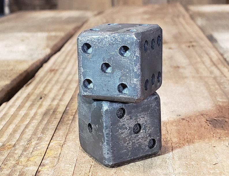 Steel Dice Gaming DnD Dice Medieval Etsy
