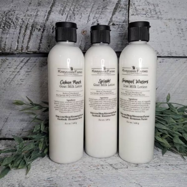 Goat Milk Lotion | Goat's Milk Lotion | Handcrafted Lotion | Vitamin E Lotion | Body Butter | Nourishing Lotion | Handcrafted in Missouri