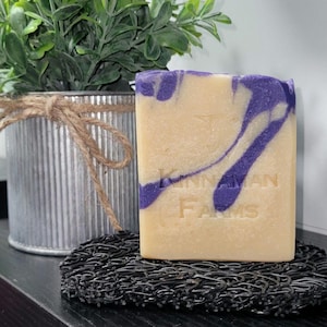 Lavender Goat Milk Soap | Lavender | Cold Process Goats Milk Soap | Farm Fresh Soap | Handcrafted in Missouri