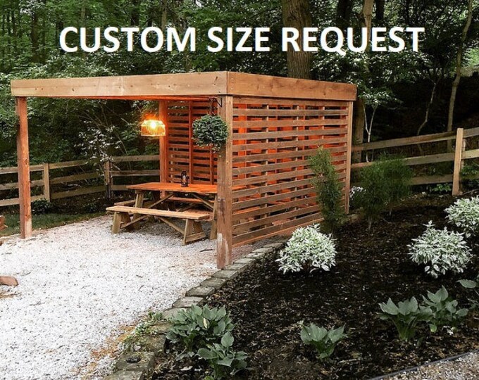 Modern Pergola Plans | Etsy