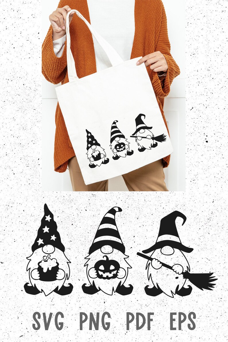 Download Halloween gnome svg cut files Gnome clipart Gnomes svg cut ...