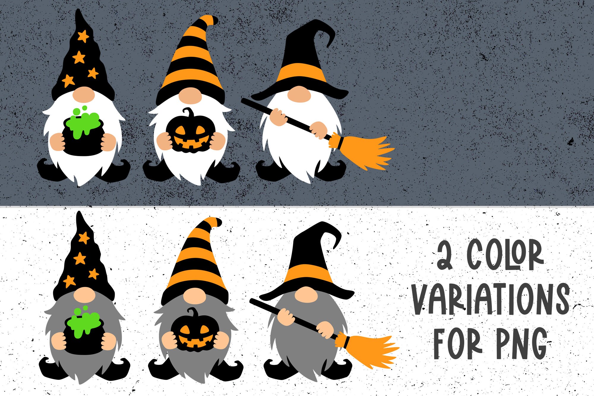Halloween Gnome Svg Fall Gnome Svg Gnome Clipart Three Gnome Etsy