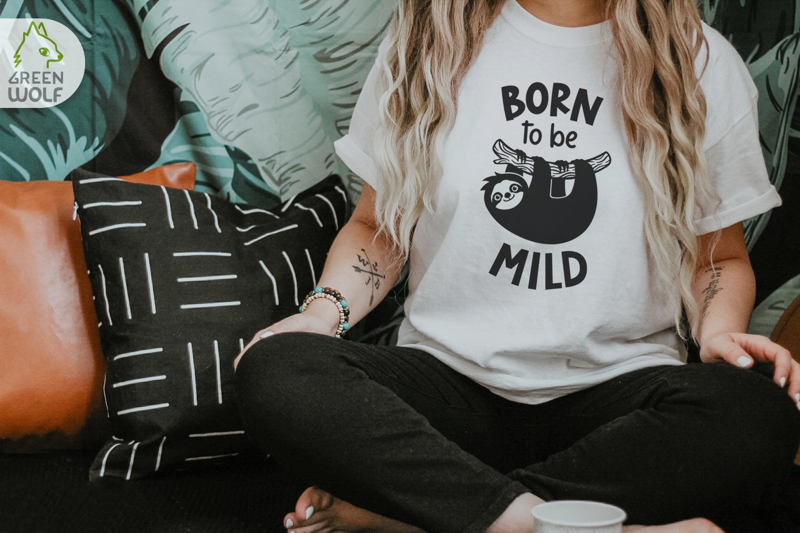Download Cute sloth svg Born to be mild svg Tumbler svg designs Funny | Etsy