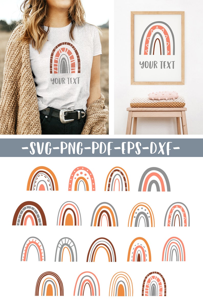 Download Modern rainbow svg file Rainbow clipart Rainbow baby svg ...