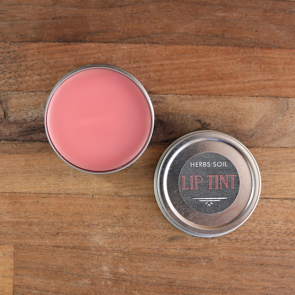 Pink Coral Lip Tint, All-Natural Lip Balm, Conditions and Moisturizes Lips, Natural Way to Heal Sunburnt, Dry Chapped Lips, Eco Friendly