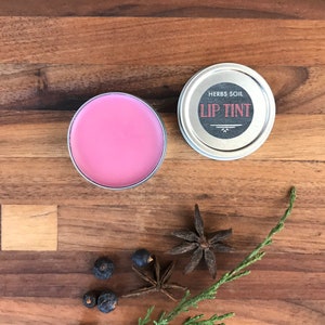 Rose Gold Lip Tint, All-Natural Lip Balm, Conditions and Moisturizes Lips, Natural Way to Heal Sunburnt, Dry Chapped Lips, Eco Friendly